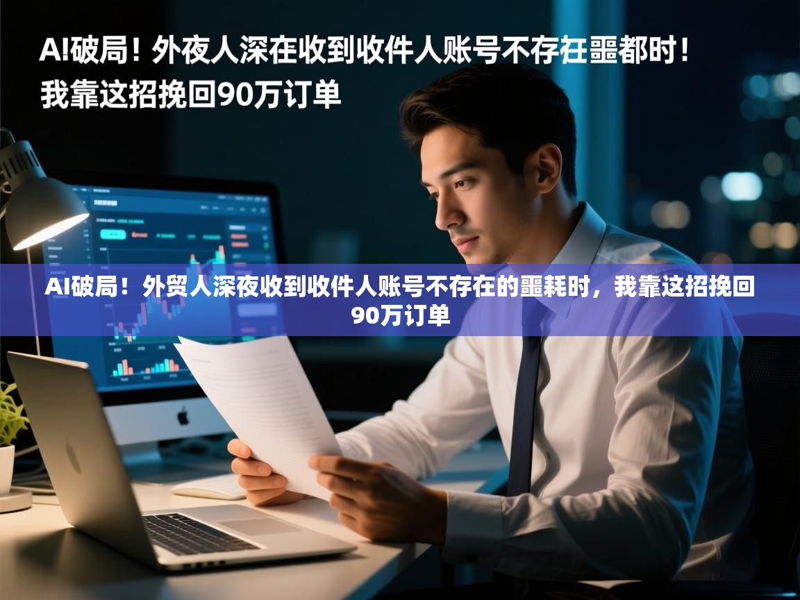 AI破局！外贸人深夜收到收件人账号不存在的噩耗时，我靠这招挽回90万订单