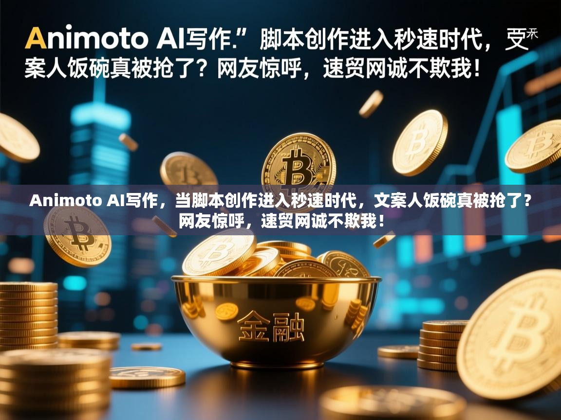Animoto AI写作，当脚本创作进入秒速时代，文案人饭碗真被抢了？网友惊呼，速贸网诚不欺我！