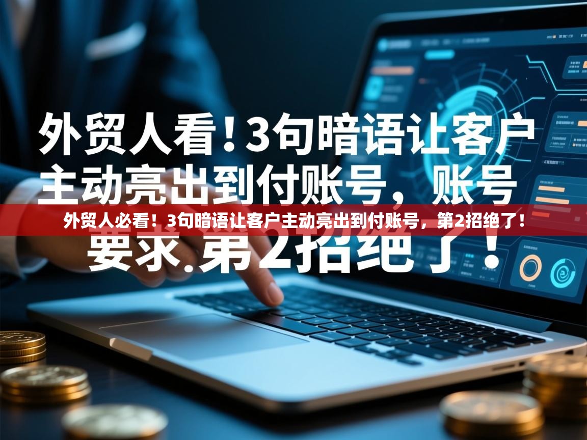 外贸人必看！3句暗语让客户主动亮出到付账号，第2招绝了！