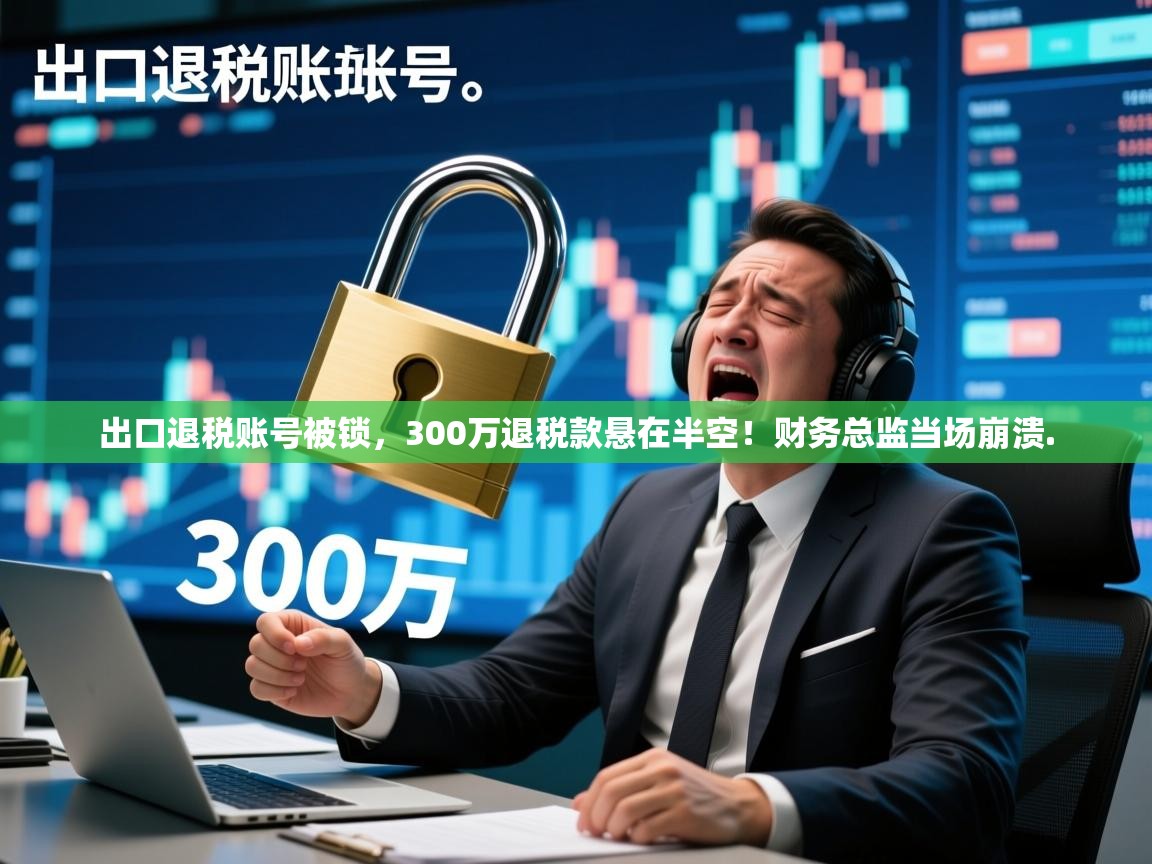 出口退税账号被锁，300万退税款悬在半空！财务总监当场崩溃.