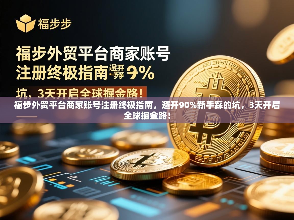 福步外贸平台商家账号注册终极指南，避开90%新手踩的坑，3天开启全球掘金路！
