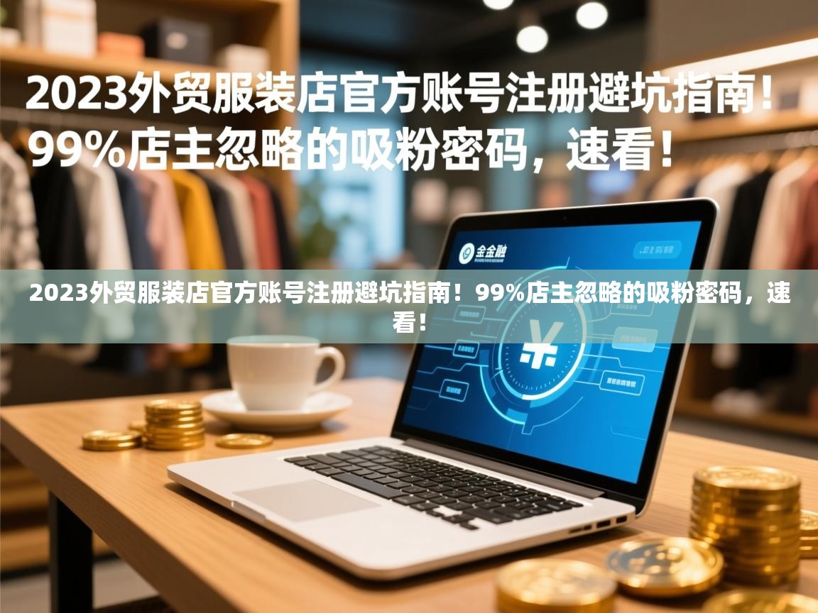 2023外贸服装店官方账号注册避坑指南！99%店主忽略的吸粉密码，速看！