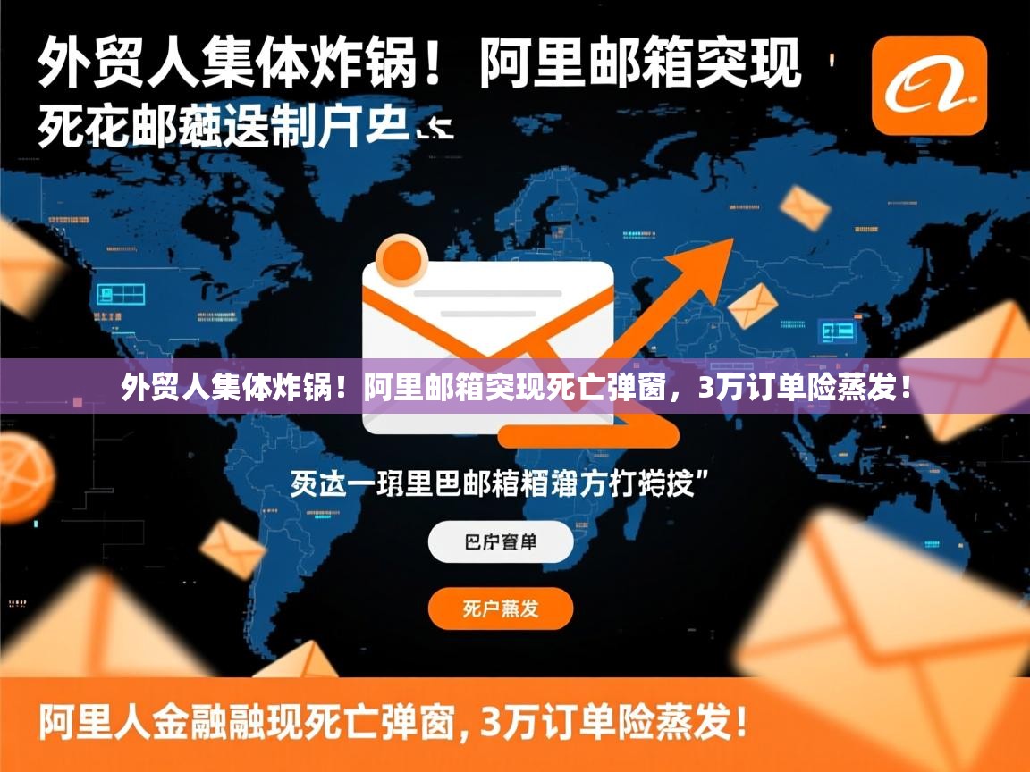 外贸人集体炸锅！阿里邮箱突现死亡弹窗，3万订单险蒸发！