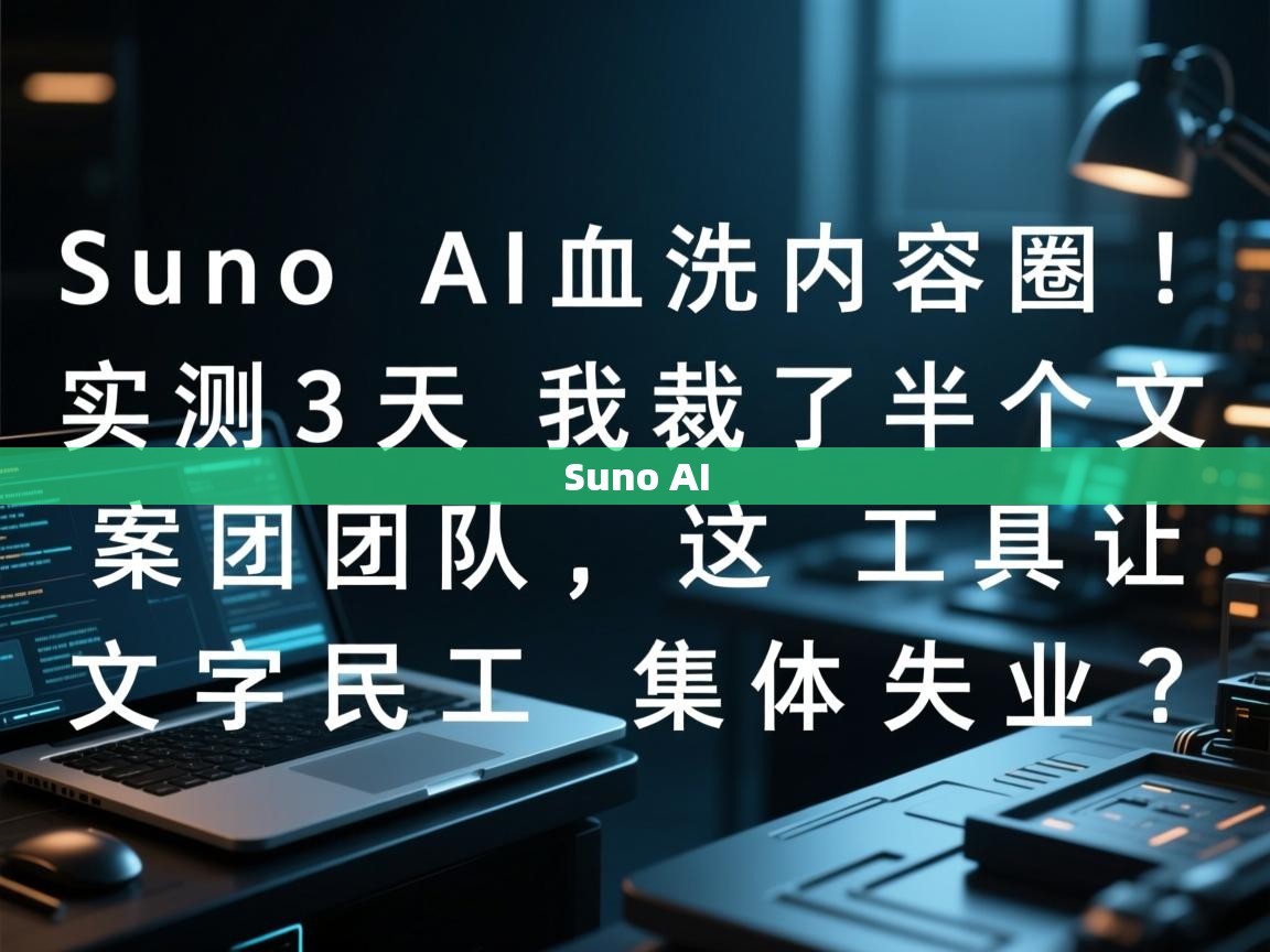 Suno AI血洗内容圈！实测3天我裁了半个文案团队，这工具让文字民工集体失业？