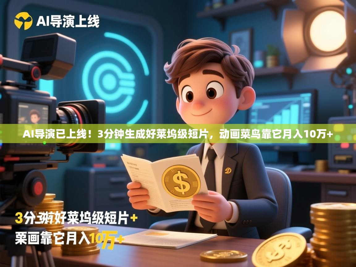 AI导演已上线！3分钟生成好莱坞级短片，动画菜鸟靠它月入10万+
