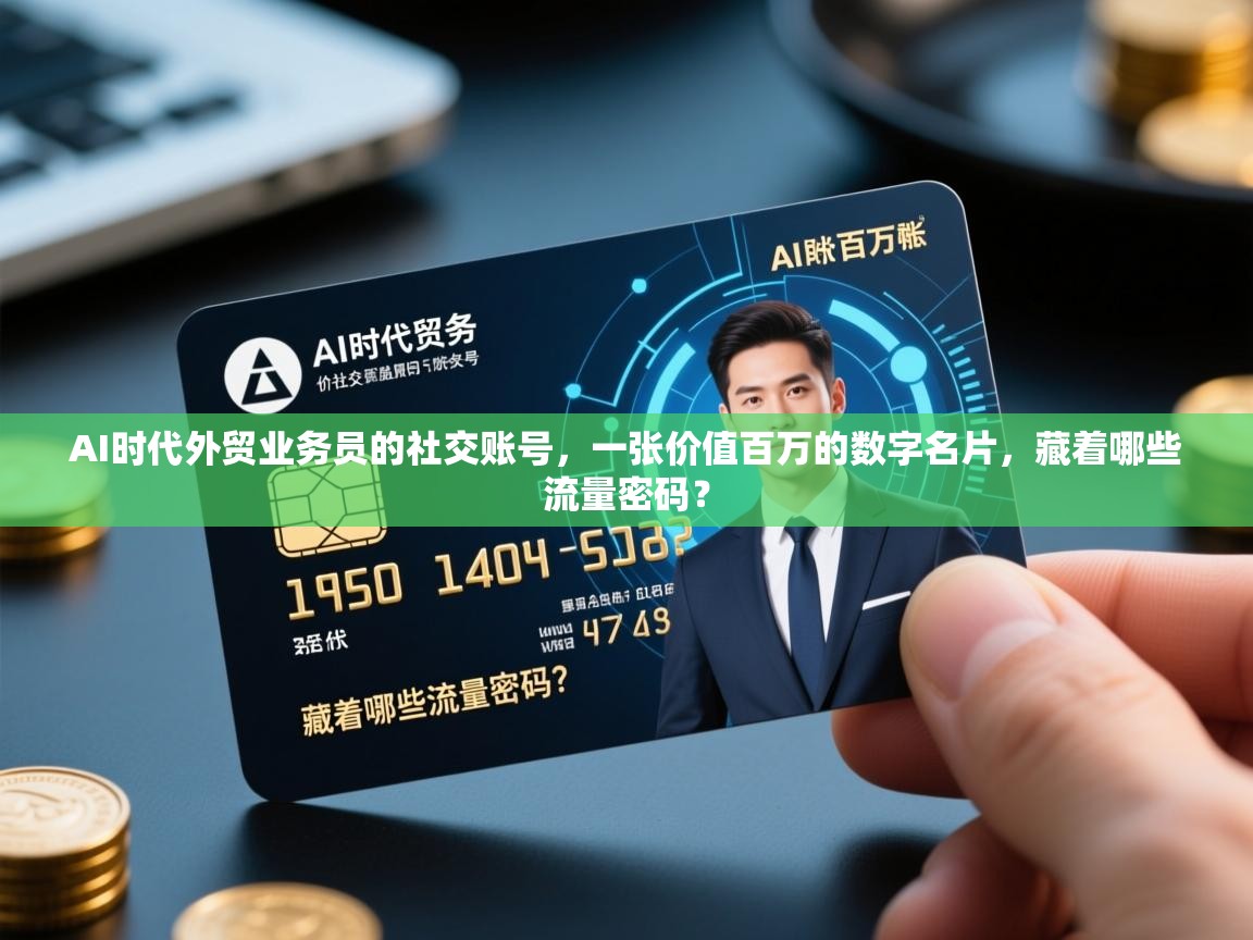 AI时代外贸业务员的社交账号，一张价值百万的数字名片，藏着哪些流量密码？