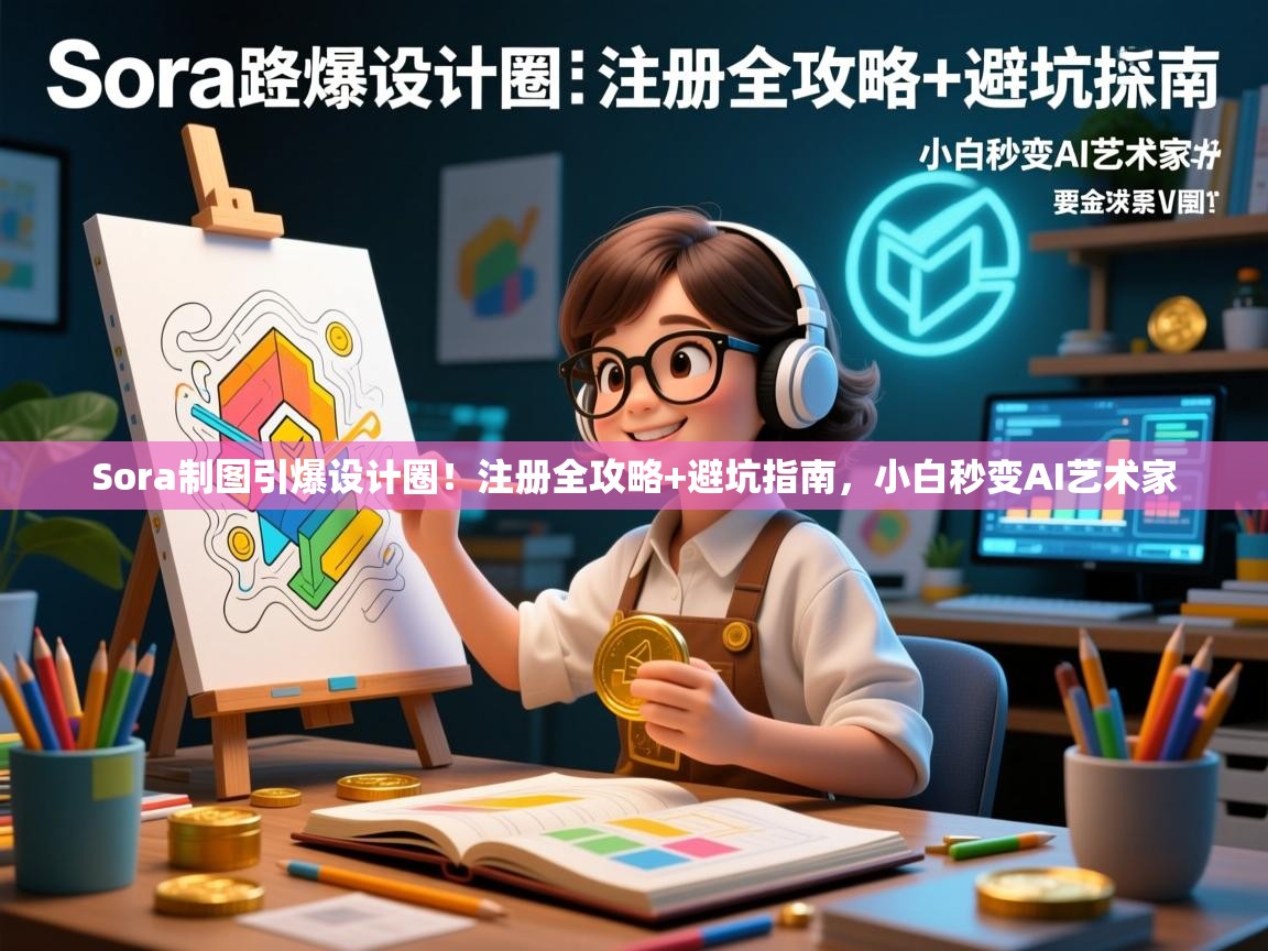 Sora制图引爆设计圈！注册全攻略+避坑指南，小白秒变AI艺术家