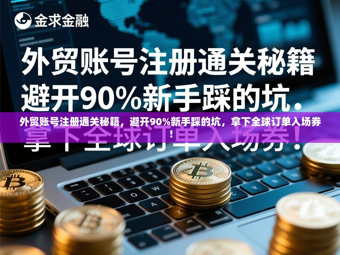外贸账号注册通关秘籍，避开90%新手踩的坑，拿下全球订单入场券！