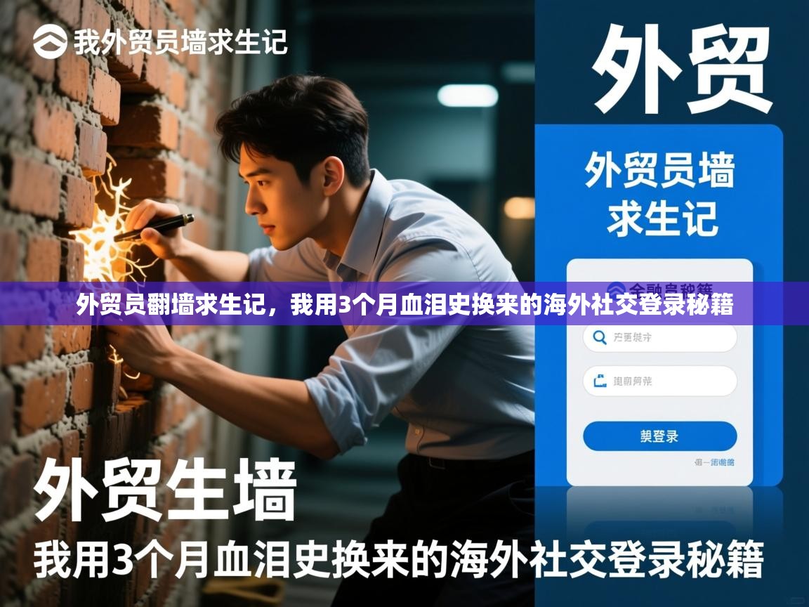 外贸员翻墙求生记，我用3个月血泪史换来的海外社交登录秘籍