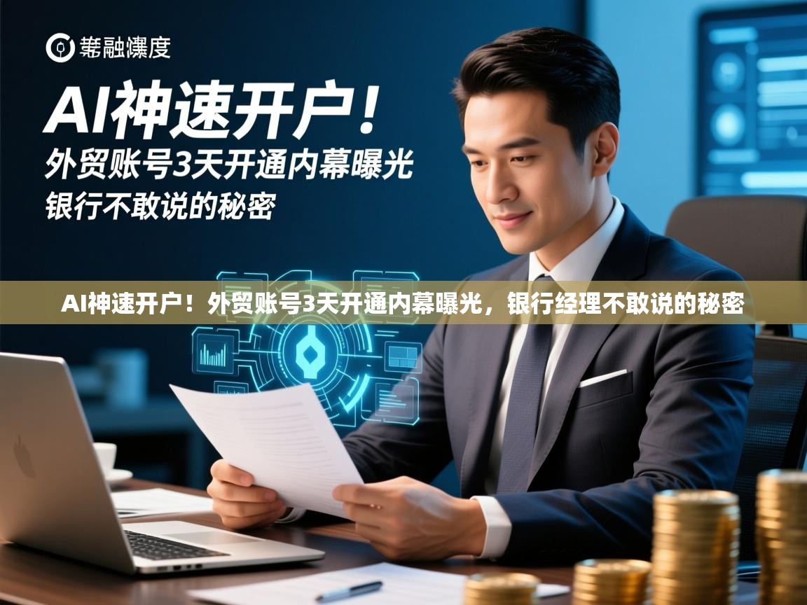 AI神速开户！外贸账号3天开通内幕曝光，银行经理不敢说的秘密