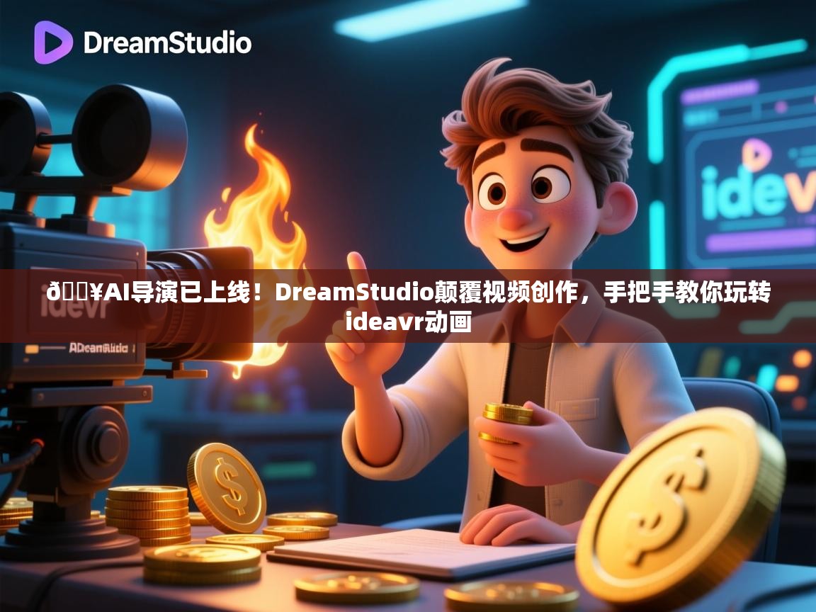 🔥AI导演已上线！DreamStudio颠覆视频创作，手把手教你玩转ideavr动画