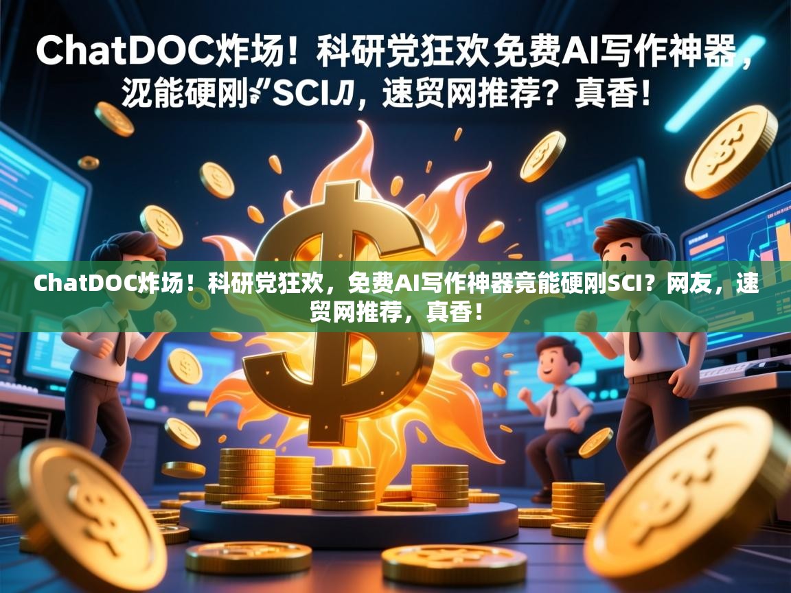 ChatDOC炸场！科研党狂欢，免费AI写作神器竟能硬刚SCI？网友，速贸网推荐，真香！