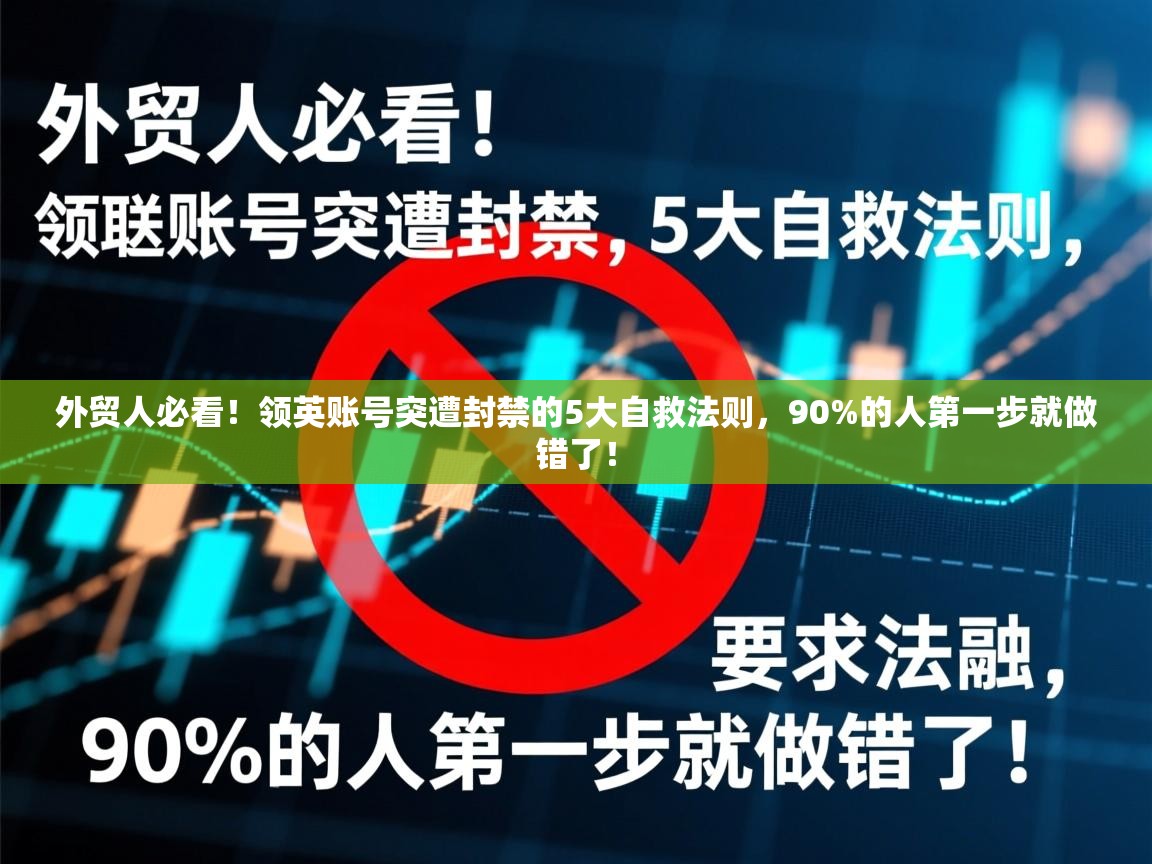 外贸人必看！领英账号突遭封禁的5大自救法则，90%的人第一步就做错了！