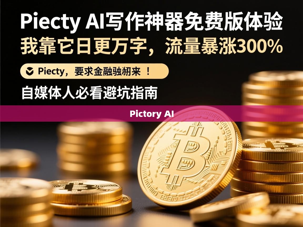 Pictory AI写作神器免费版体验，我靠它日更万字，流量暴涨300%自媒体人必看避坑指南