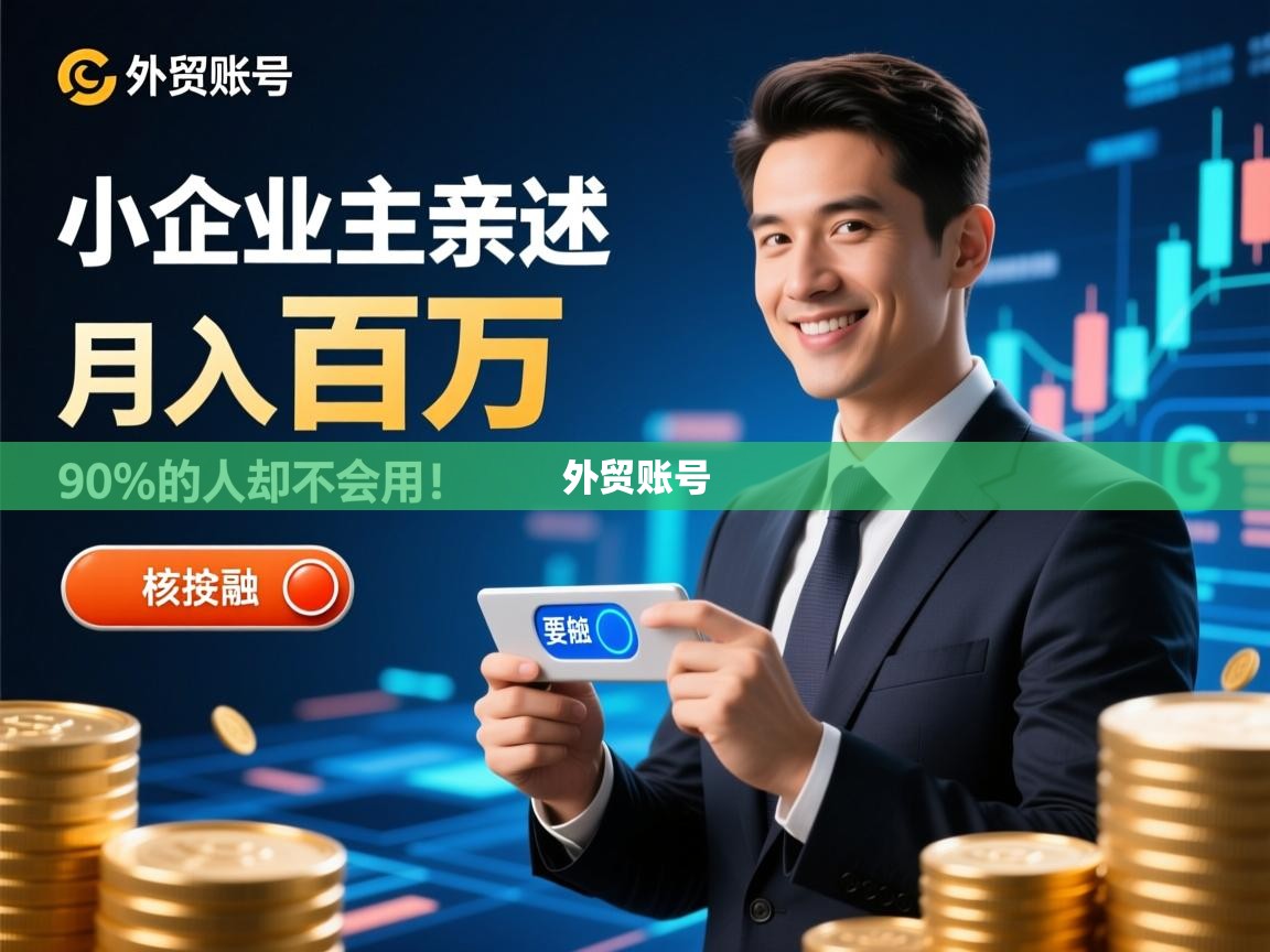 外贸账号，小企业主亲述月入百万的核按钮，90%的人却不会用！