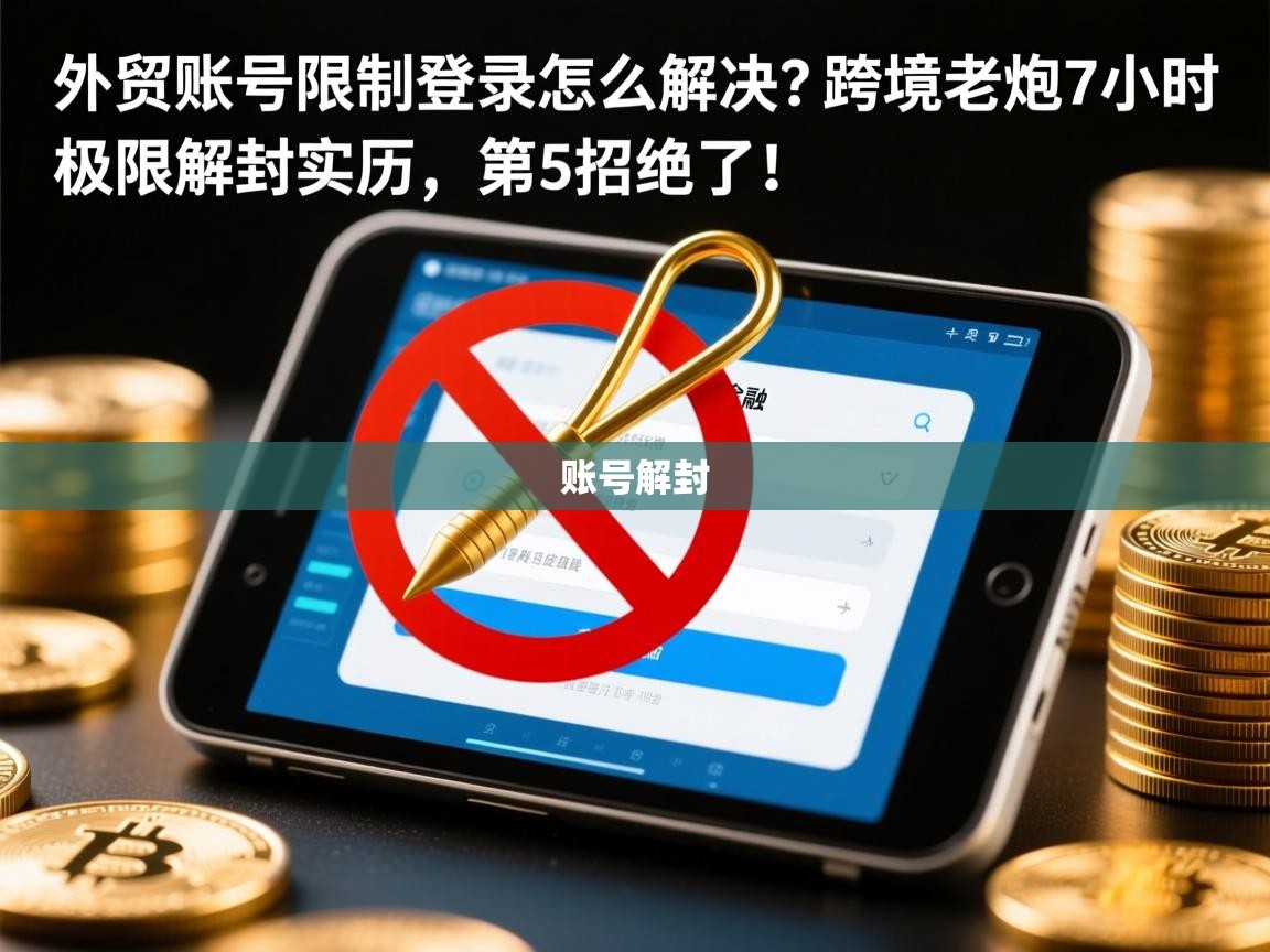 外贸账号被限制登录怎么解决？跨境老炮7小时极限解封实录，第5招绝了！