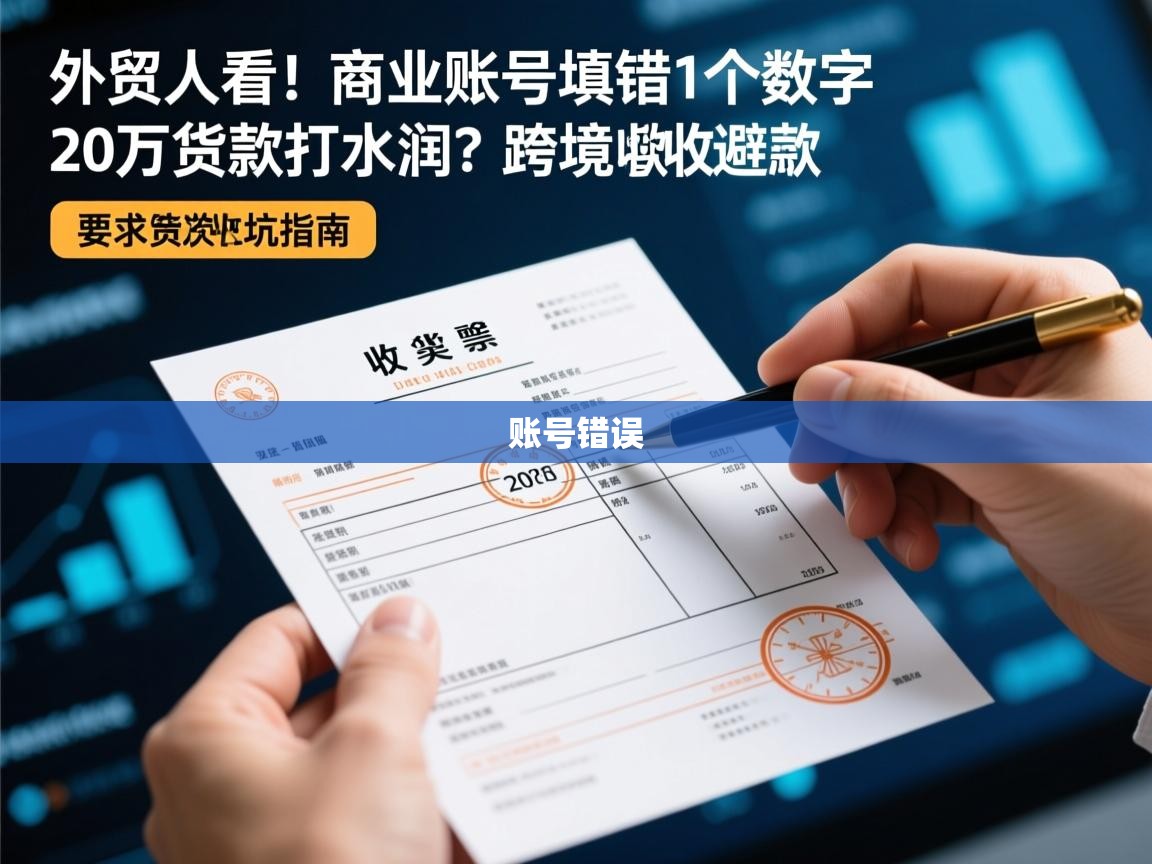 外贸人必看！商业发票账号填错1个数字，20万货款打水漂？跨境收款避坑指南