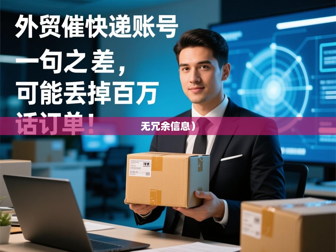 外贸催快递账号的英文话术，一句之差，可能丢掉百万订单！