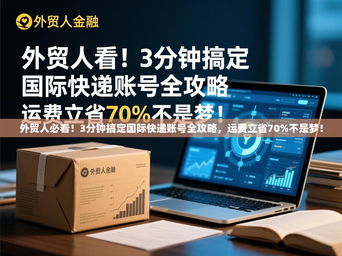 外贸人必看!3分钟搞定国际快递账号全攻略,运费立省70%不是梦!
