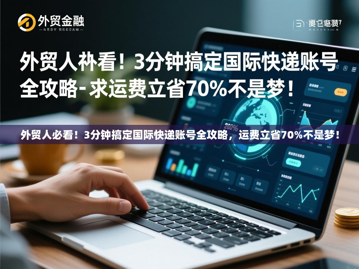外贸人必看!3分钟搞定国际快递账号全攻略,运费立省70%不是梦!