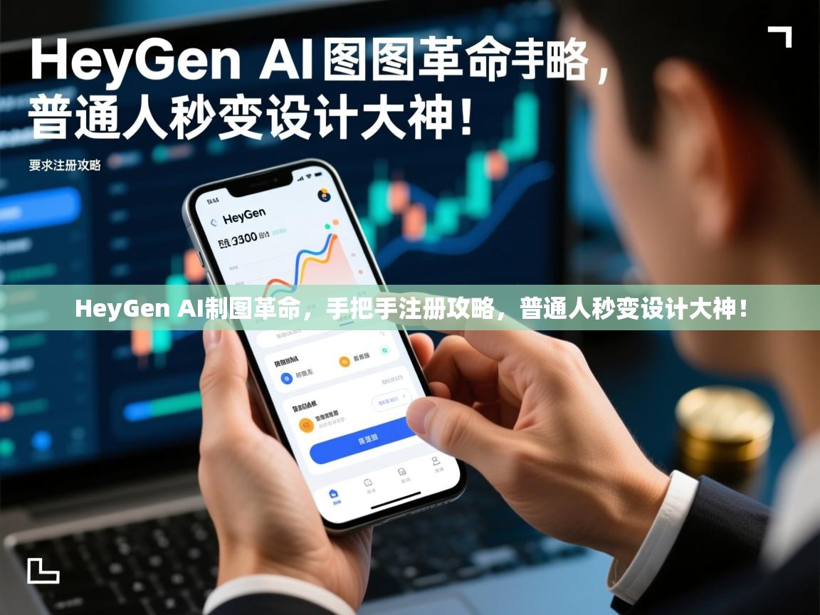 HeyGen AI制图革命，手把手注册攻略，普通人秒变设计大神！
