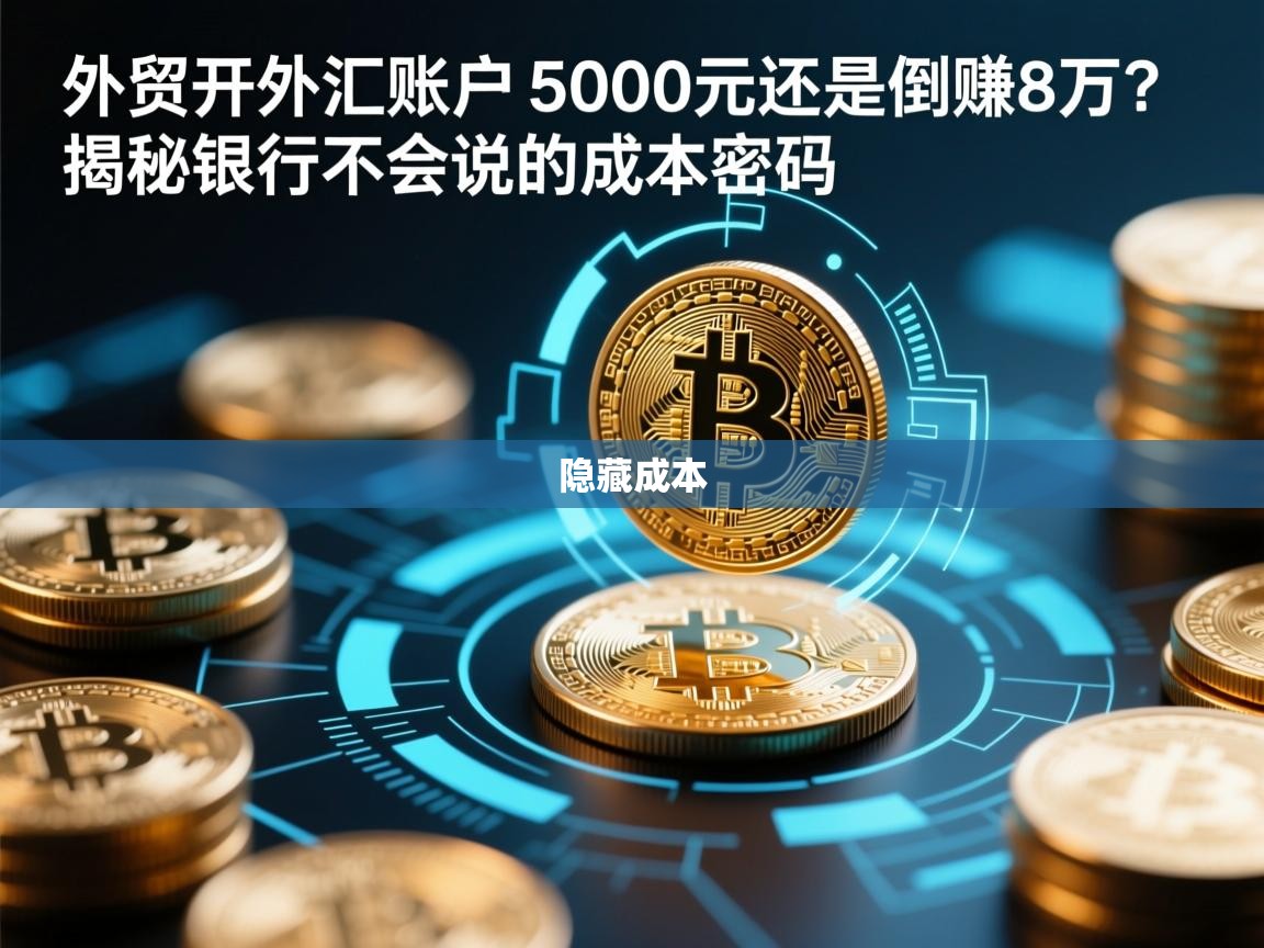 外贸开外汇账户，5000元还是倒赚8万？揭秘银行不会说的成本密码