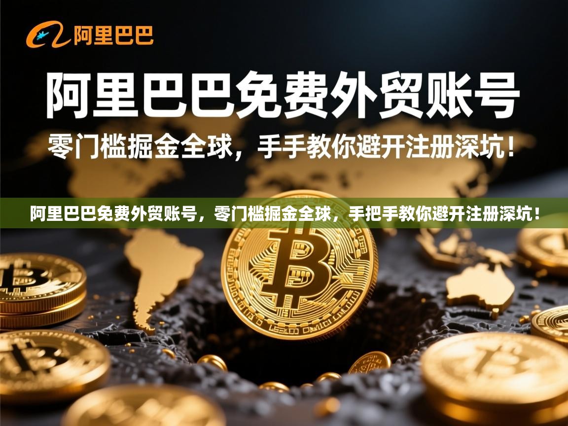 阿里巴巴免费外贸账号，零门槛掘金全球，手把手教你避开注册深坑！