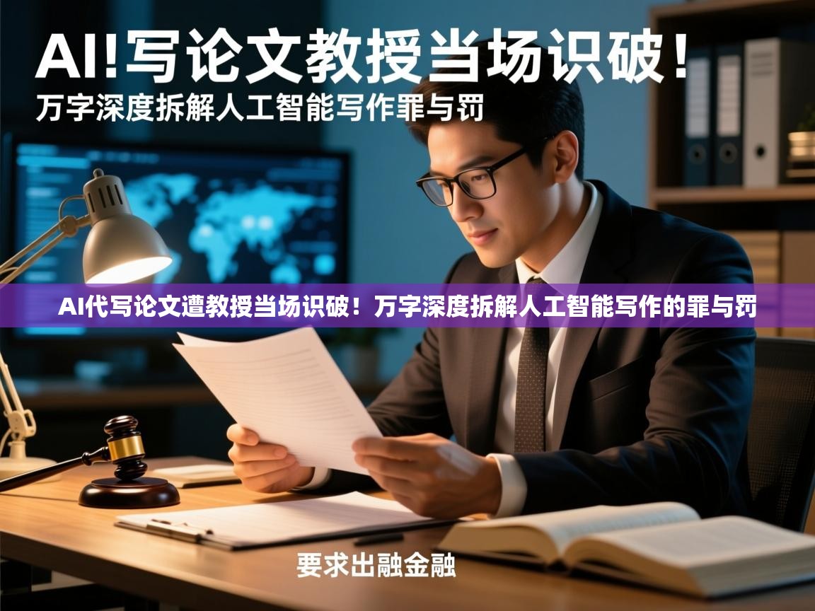 AI代写论文遭教授当场识破！万字深度拆解人工智能写作的罪与罚