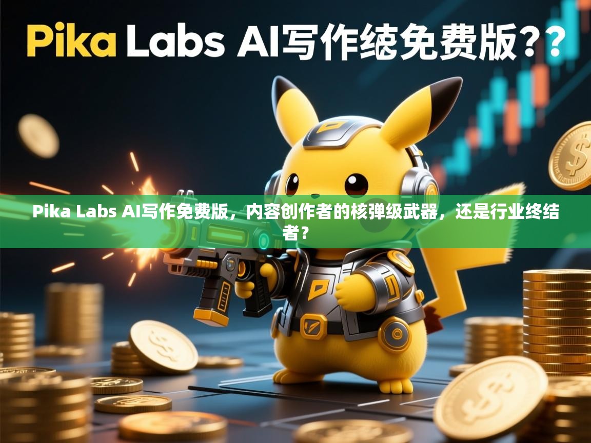 Pika Labs AI写作免费版，内容创作者的核弹级武器，还是行业终结者？