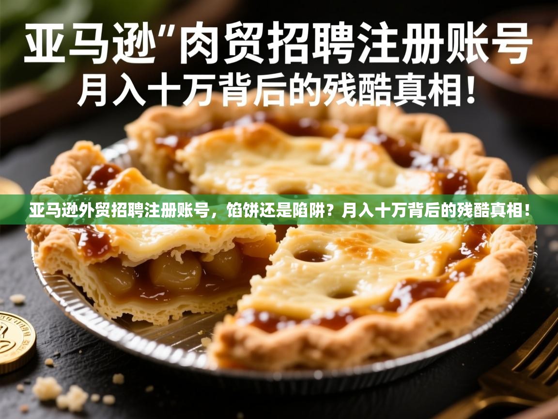 亚马逊外贸招聘注册账号，馅饼还是陷阱？月入十万背后的残酷真相！