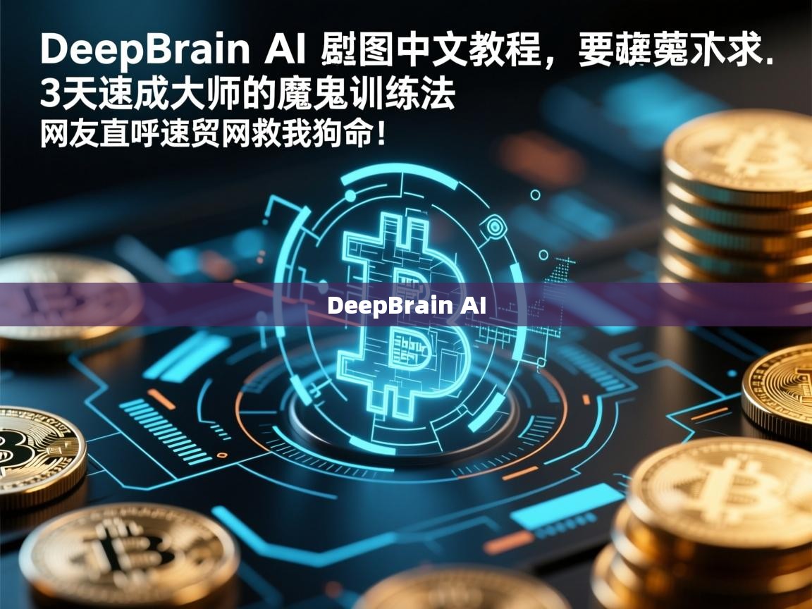 DeepBrain AI制图中文教程，3天速成大师的魔鬼训练法，网友直呼速贸网救我狗命！