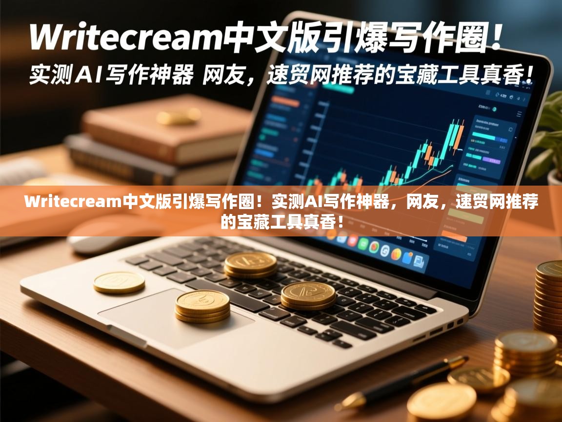 Writecream中文版引爆写作圈！实测AI写作神器，网友，速贸网推荐的宝藏工具真香！