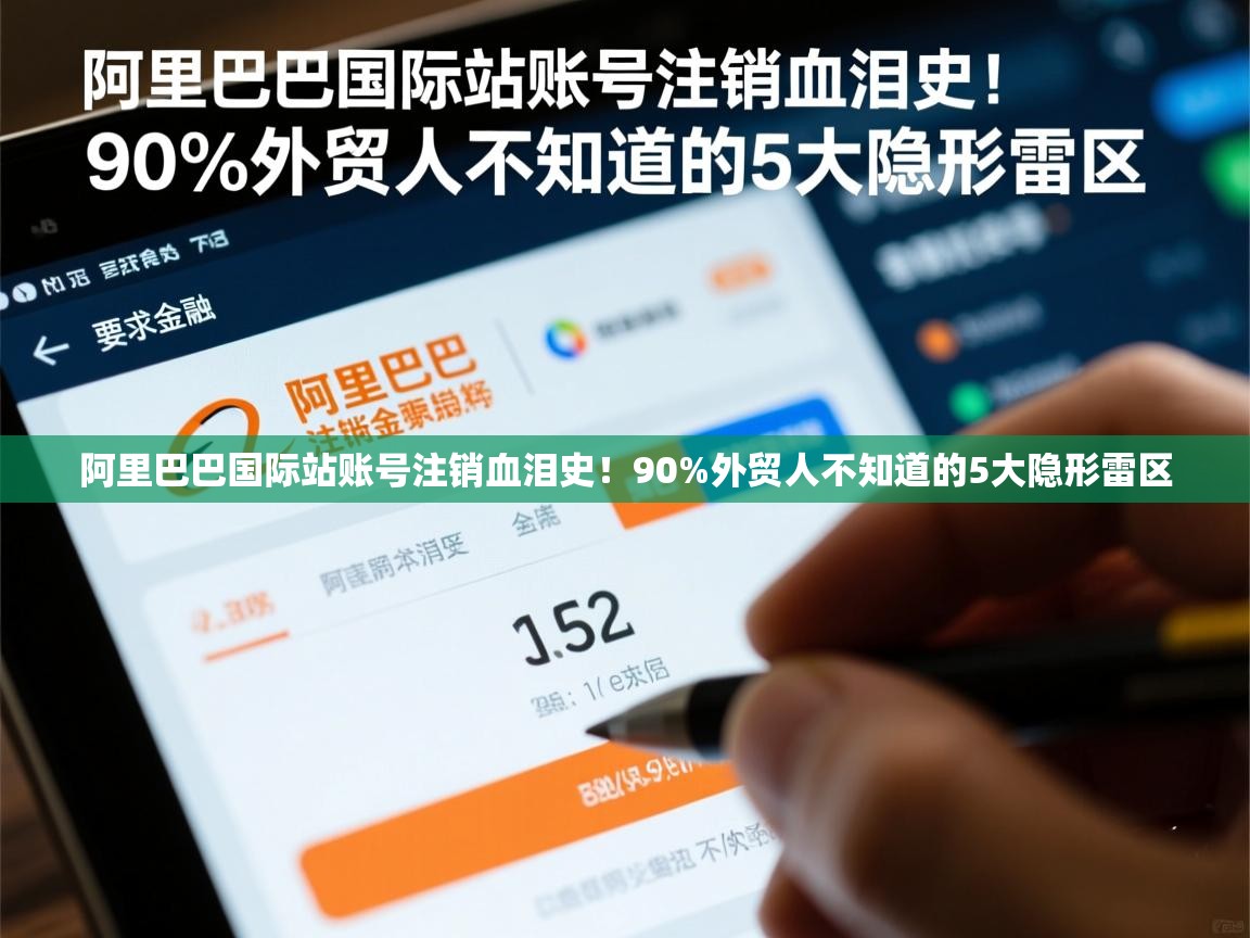 阿里巴巴国际站账号注销血泪史!90%外贸人不知道的5大隐形雷区