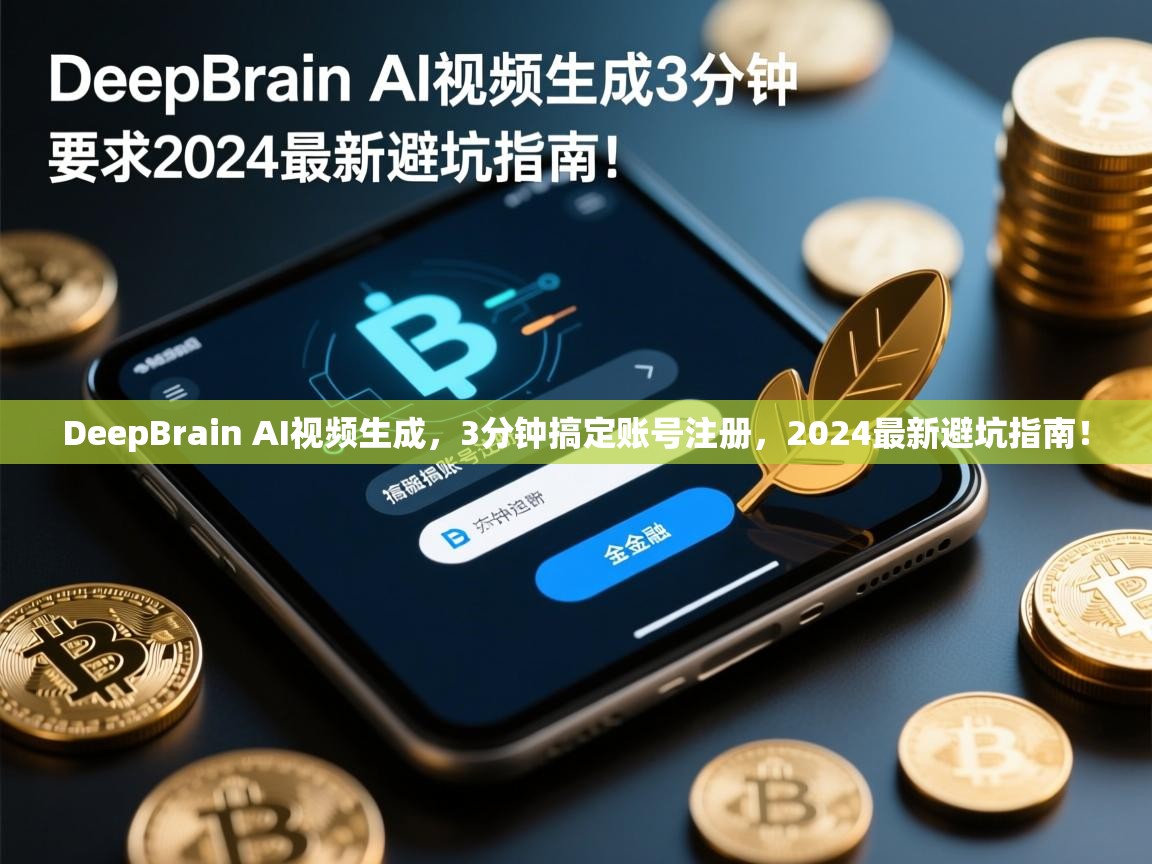 DeepBrain AI视频生成，3分钟搞定账号注册，2024最新避坑指南！