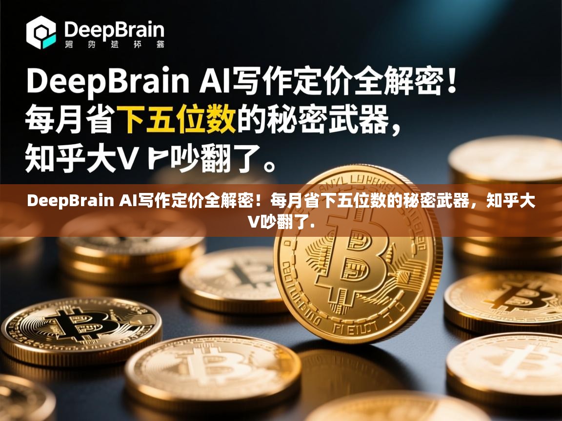 DeepBrain AI写作定价全解密！每月省下五位数的秘密武器，知乎大V吵翻了.