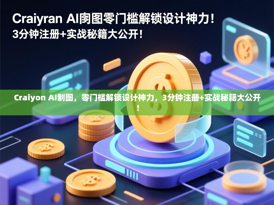 Craiyon AI制图，零门槛解锁设计神力，3分钟注册+实战秘籍大公开！