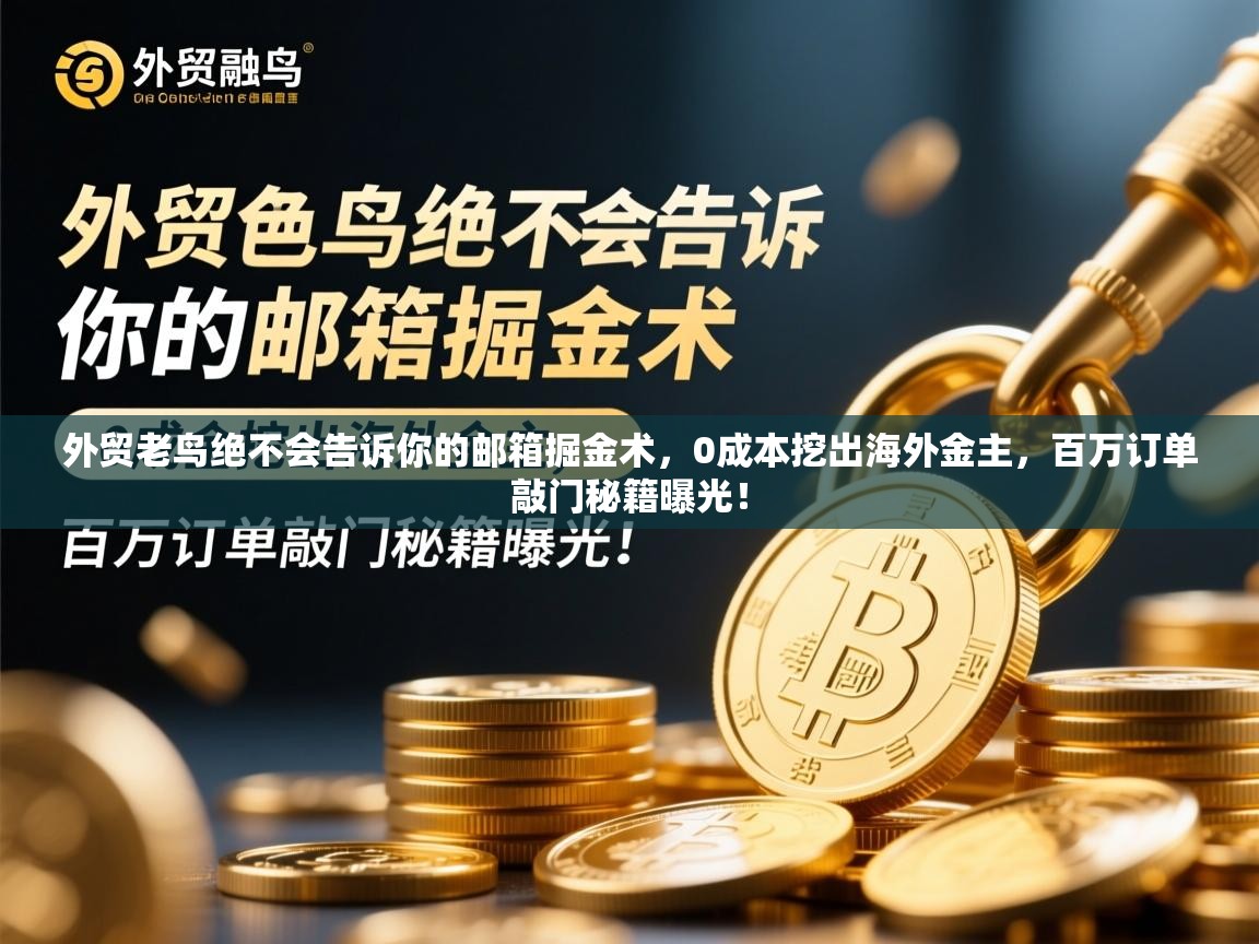 外贸老鸟绝不会告诉你的邮箱掘金术，0成本挖出海外金主，百万订单敲门秘籍曝光！