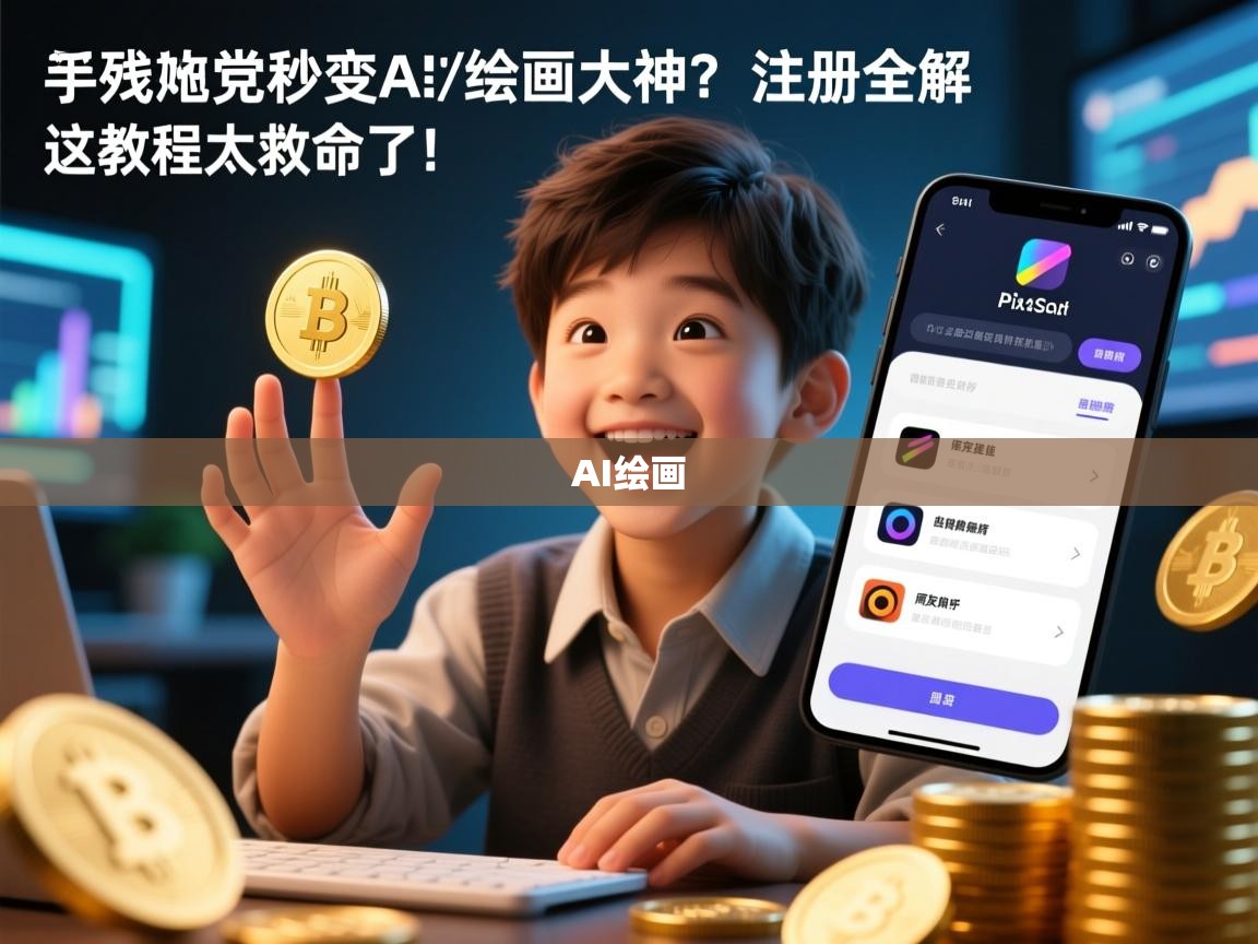 手残党秒变AI绘画大神！PixAI/PicsArt保姆级注册全解，网友惊呼，这教程太救命了！