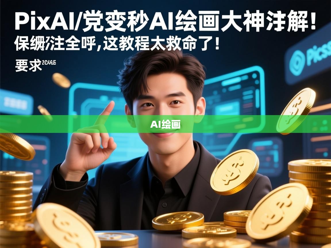 手残党秒变AI绘画大神！PixAI/PicsArt保姆级注册全解，网友惊呼，这教程太救命了！