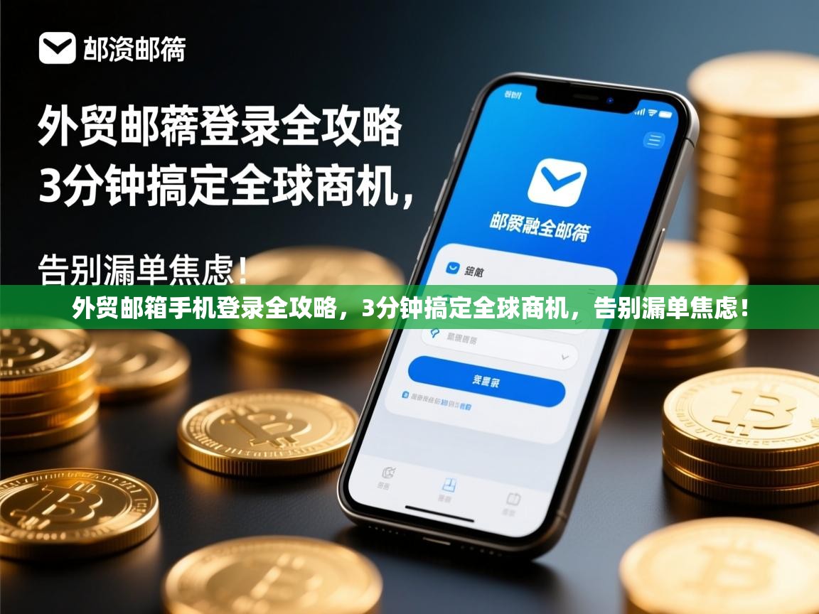 外贸邮箱手机登录全攻略，3分钟搞定全球商机，告别漏单焦虑！