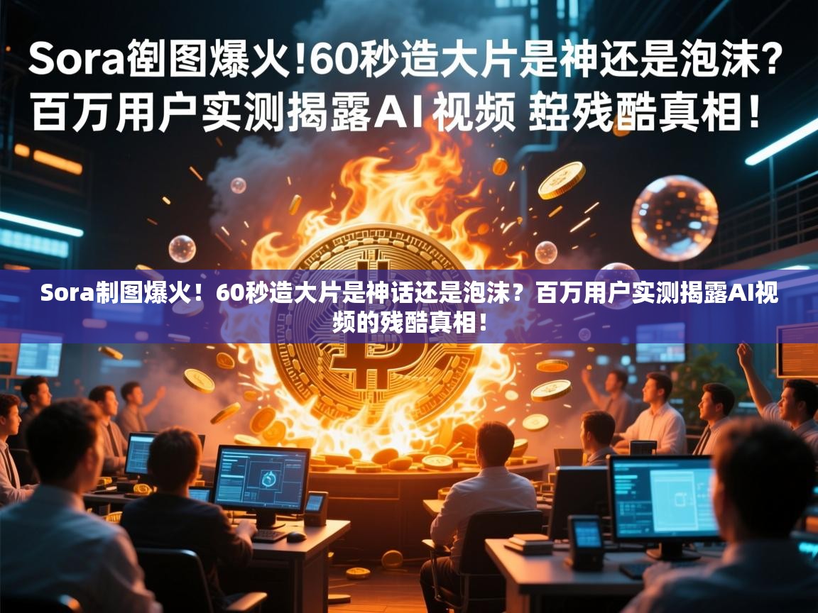 Sora制图爆火！60秒造大片是神话还是泡沫？百万用户实测揭露AI视频的残酷真相！