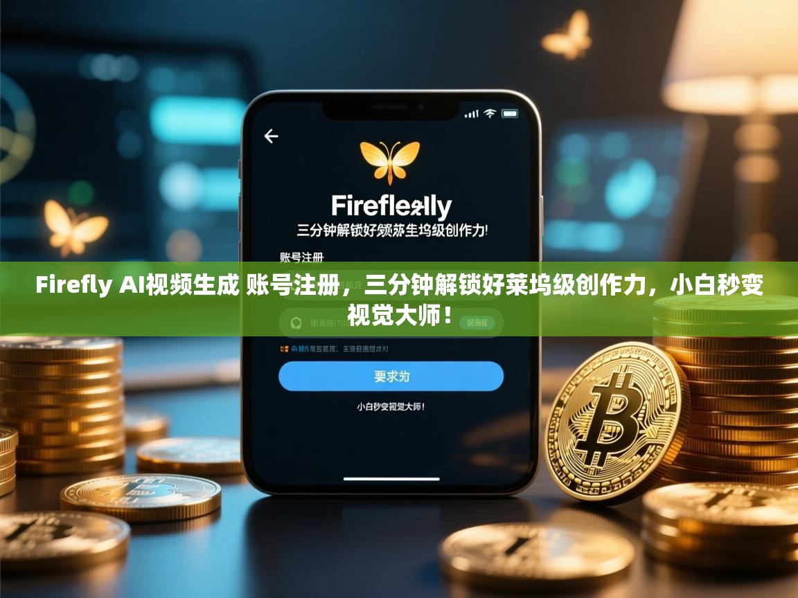 Firefly AI视频生成 账号注册，三分钟解锁好莱坞级创作力，小白秒变视觉大师！