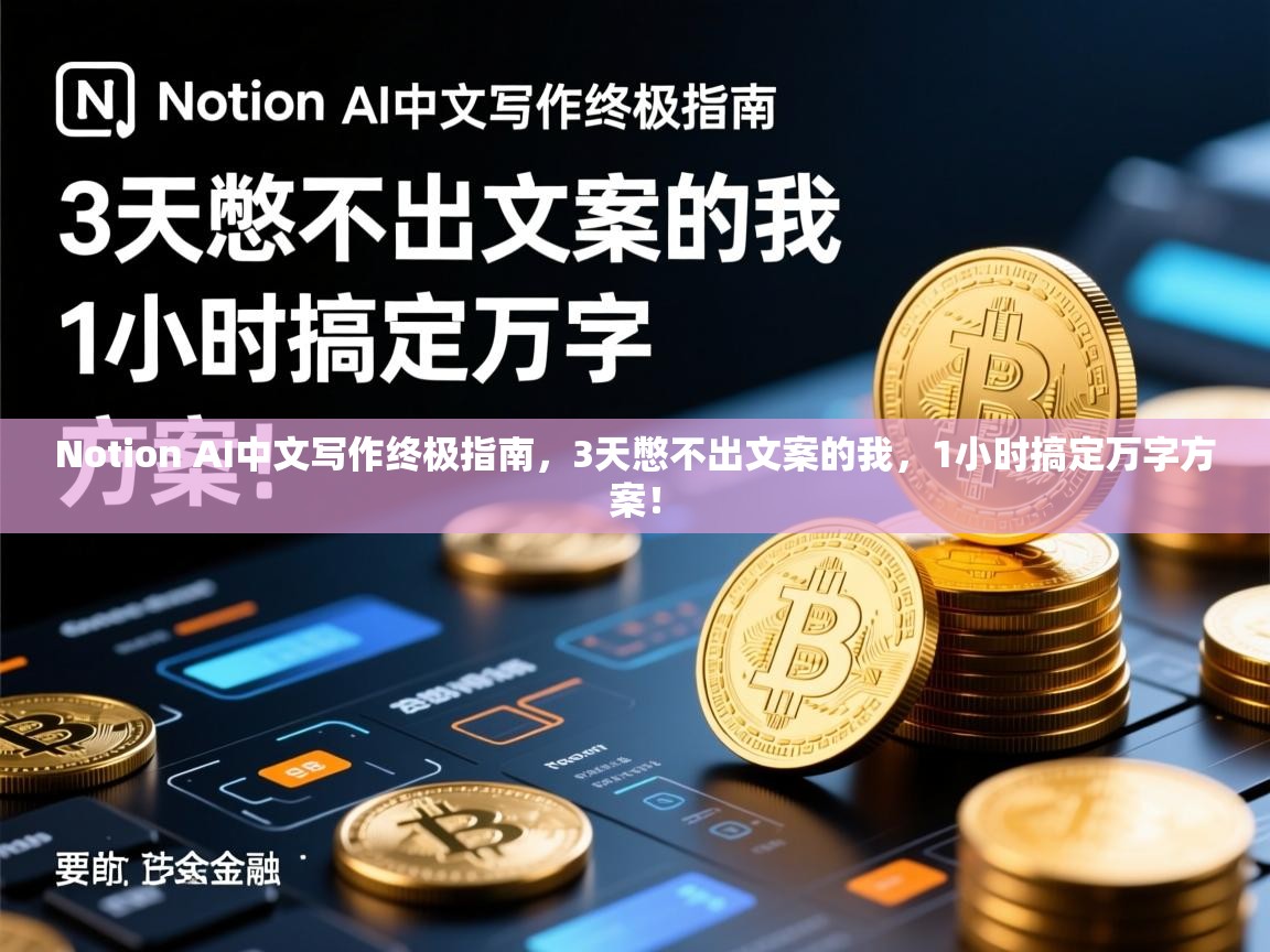 Notion AI中文写作终极指南，3天憋不出文案的我，1小时搞定万字方案！