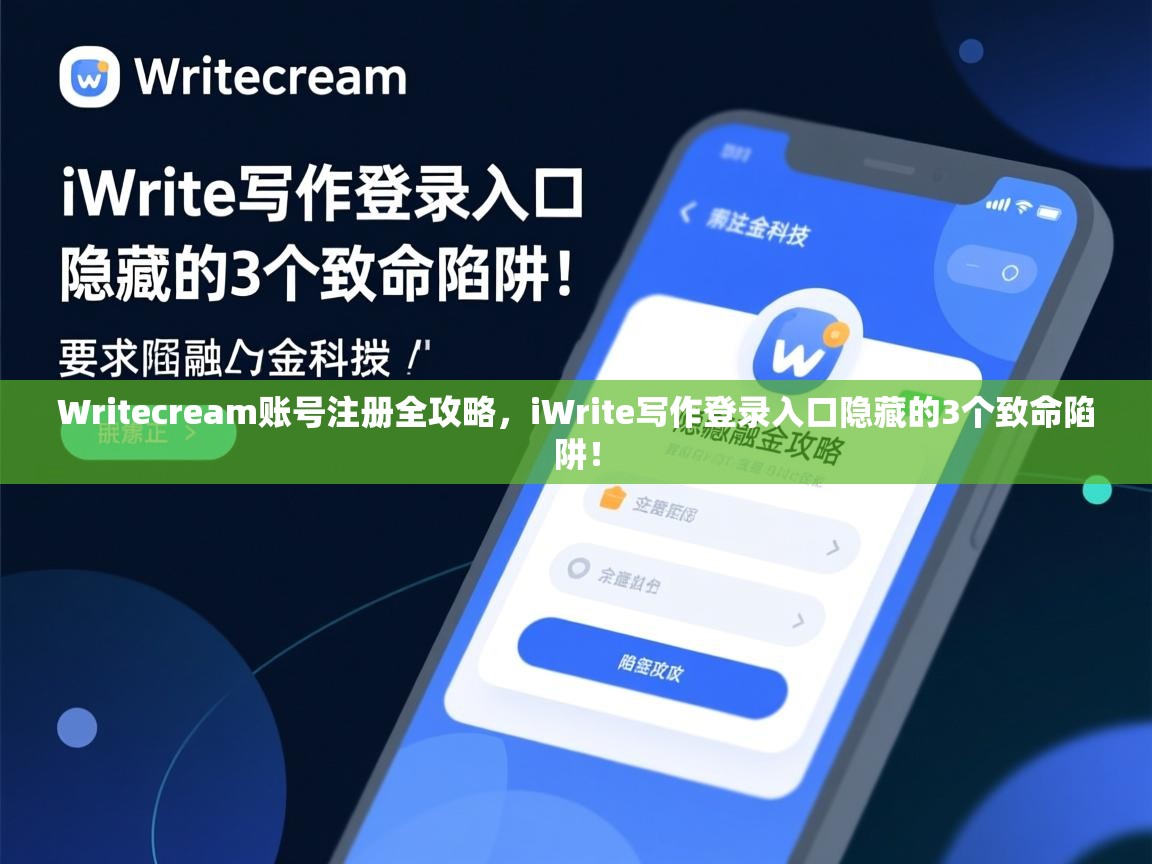 Writecream账号注册全攻略，iWrite写作登录入口隐藏的3个致命陷阱！