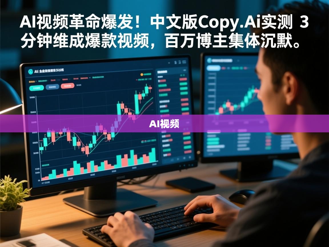 AI视频革命爆发！中文版Copy.ai实测，3分钟生成爆款视频，百万博主集体沉默.