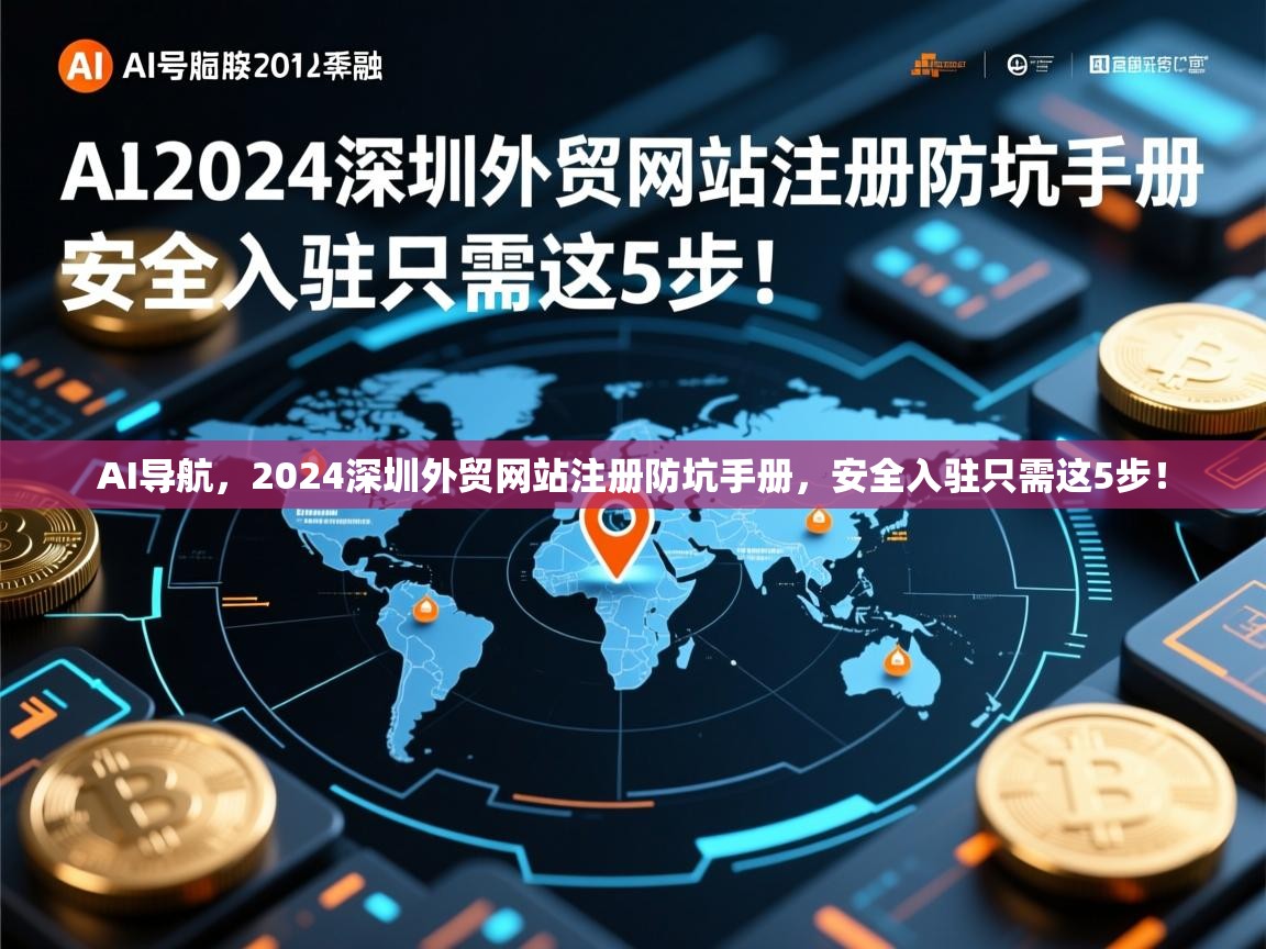 AI导航，2024深圳外贸网站注册防坑手册，安全入驻只需这5步！
