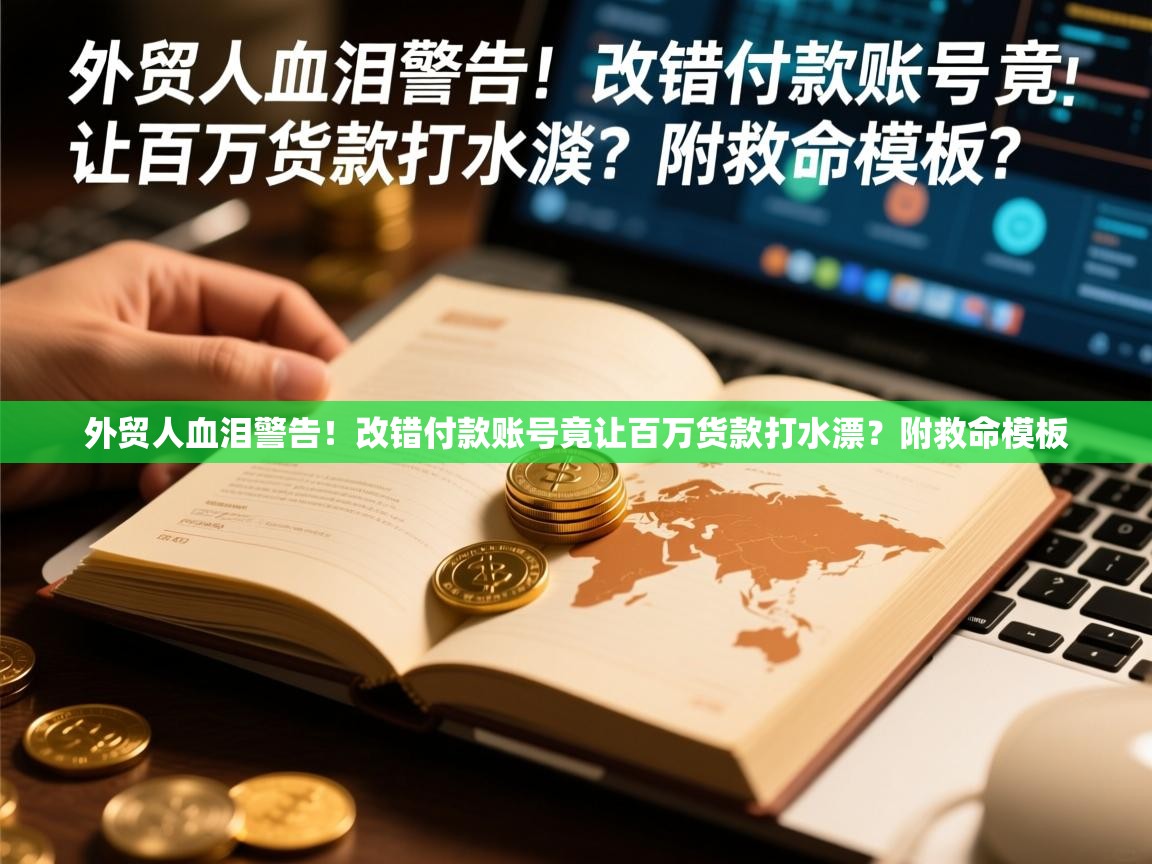外贸人血泪警告！改错付款账号竟让百万货款打水漂？附救命模板