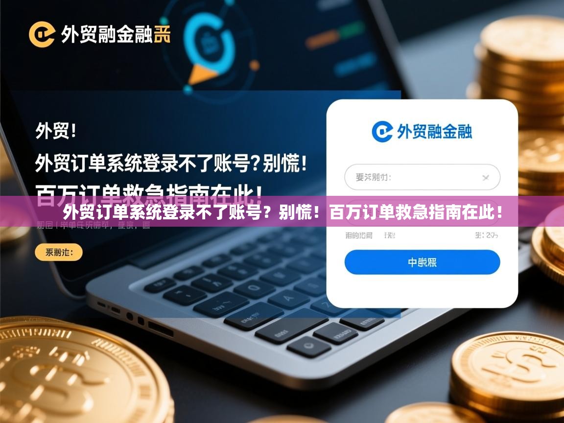 外贸订单系统登录不了账号？别慌！百万订单救急指南在此！