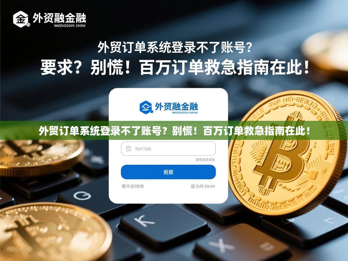 外贸订单系统登录不了账号？别慌！百万订单救急指南在此！