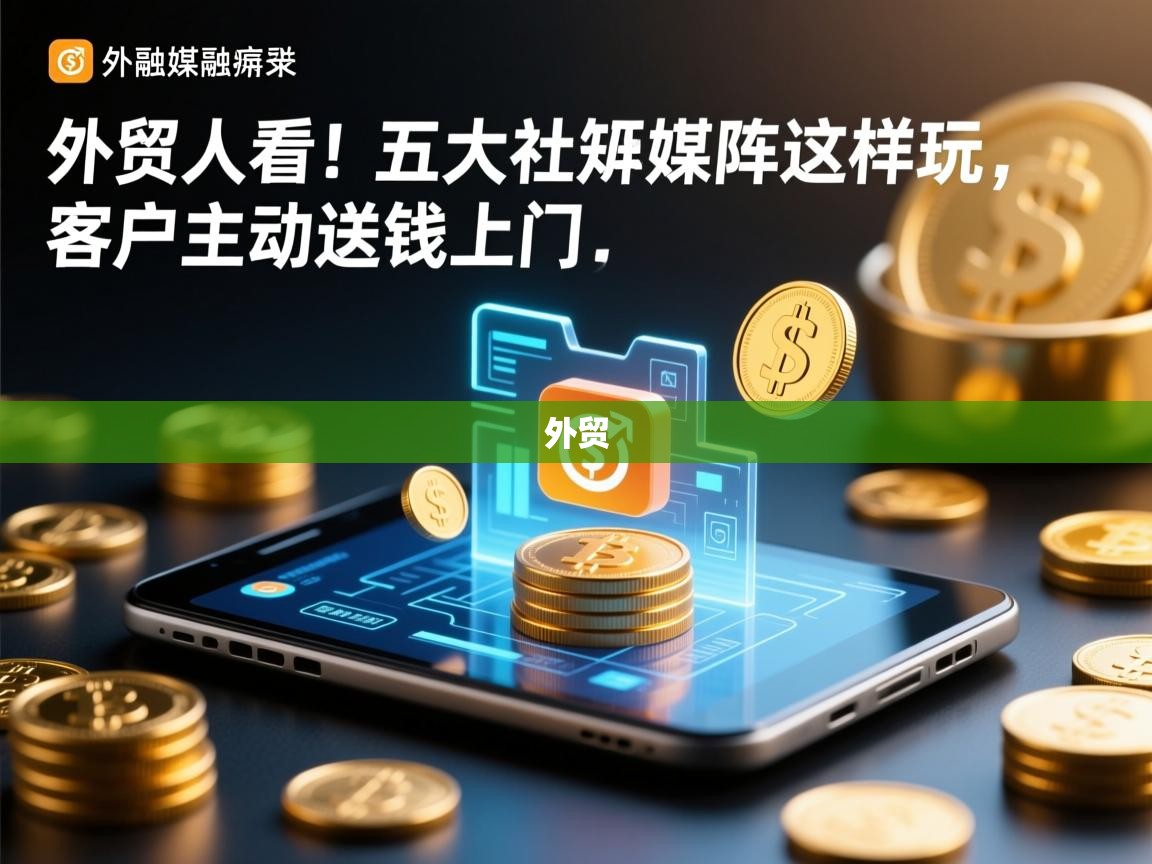 外贸人必看！五大社媒矩阵这样玩，客户主动送钱上门